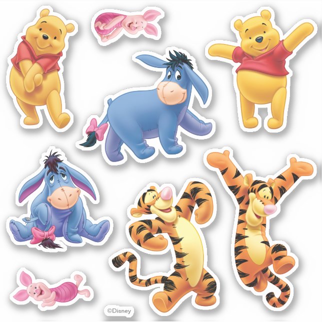Sticker Pooh et Pals (Devant)