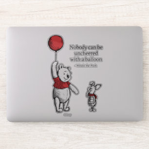 Sticker Pooh   Personne ne peut être déjoué avec un ballon