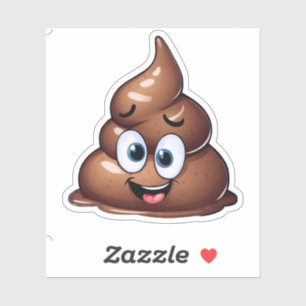 Sticker Poop Emoji Funny