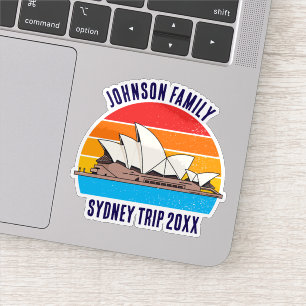 Sticker Portable sur mesure Sydney Australia Trip Opera Ho
