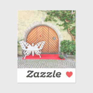 Sticker Porte à papillon allemande