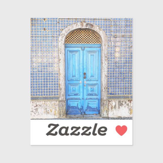 Sticker Porte bleue Portugal (Feuille)