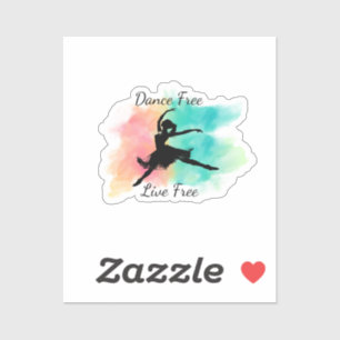 Sticker Porte-clés Danse Libre Vie Libre