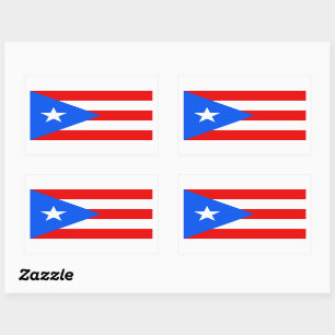 Sticker Porto Rico Flag