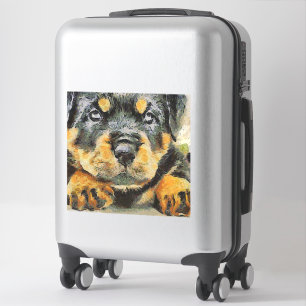 Sticker Portrait de marionnettes rotative artistique