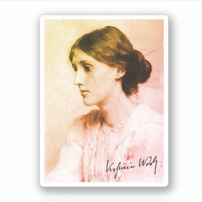 Sticker Portrait de Virginia Woolf, 1902 (Devant)