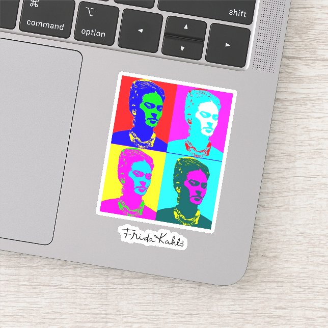 Sticker Portrait inspiré de Frida Kahlo (Détail)