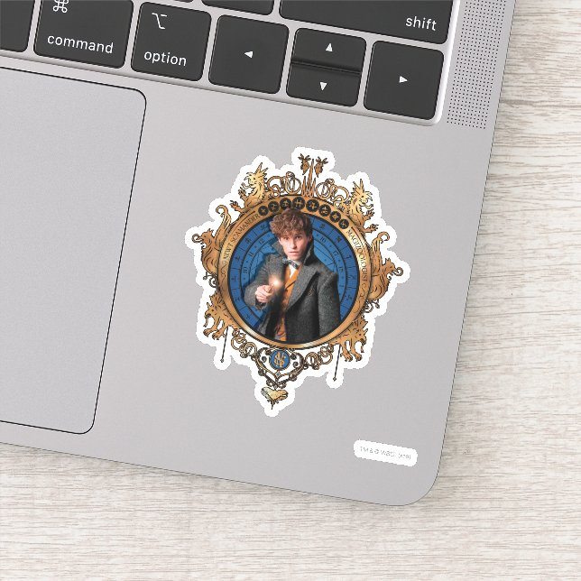 Sticker Portrait NEWT SCAMANDER™ (Détail)