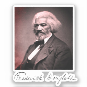Sticker Portrait photo de Frederick Douglass