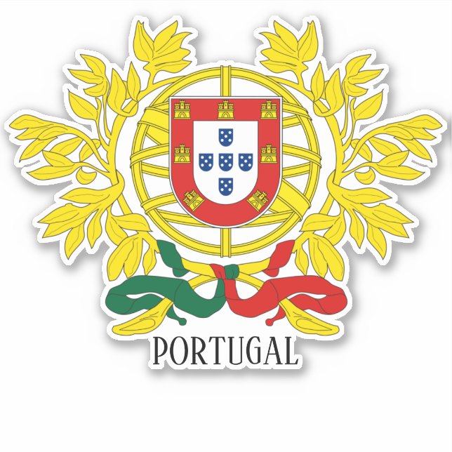Sticker Portugal Armoiries Patriotique (Devant)