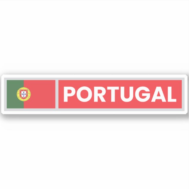Sticker Portugal National Flag (Devant)