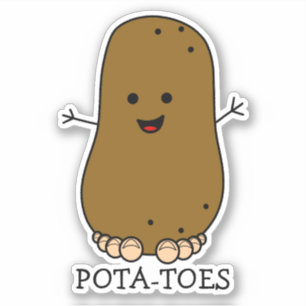 Sticker Pota-Toes Patate Drôle