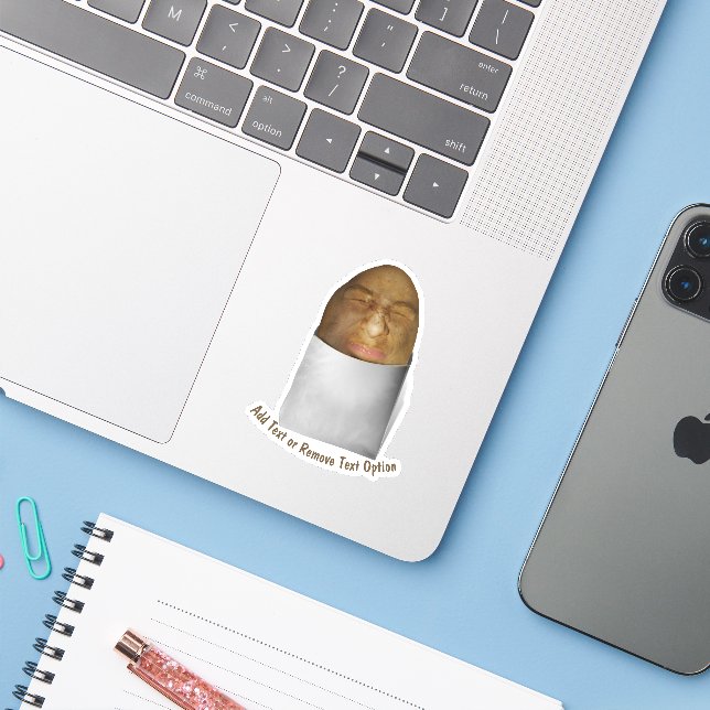 Sticker Potato Grimace  (Ordinateur portable avec iPhone)