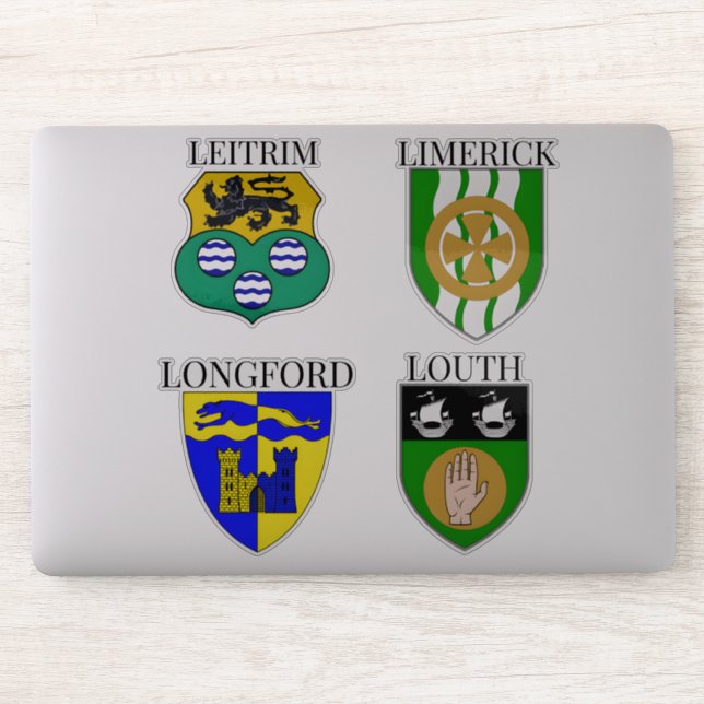 Sticker Poteaux de comté d'Irlande Série 17-20 (Ordinateur)
