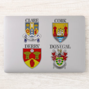 Sticker Poteaux du comté d'Irlande Série 5-8