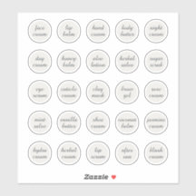 Pots cosmétiques personnalisables blancs de 1,14" 