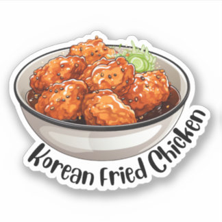 Sticker Poulet coréen frit