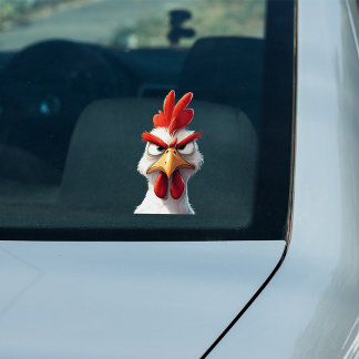 Sticker Poulet en colère