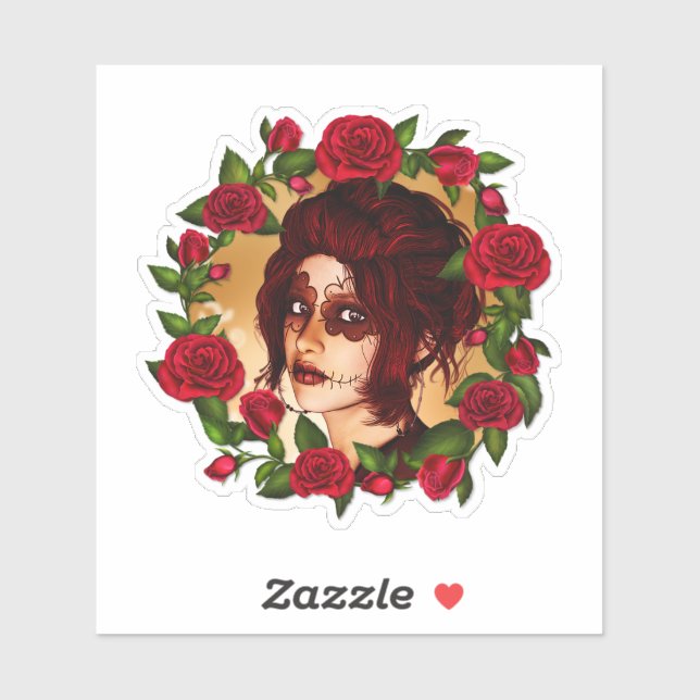 Sticker Poupée de sucre à la carlet (Feuille)