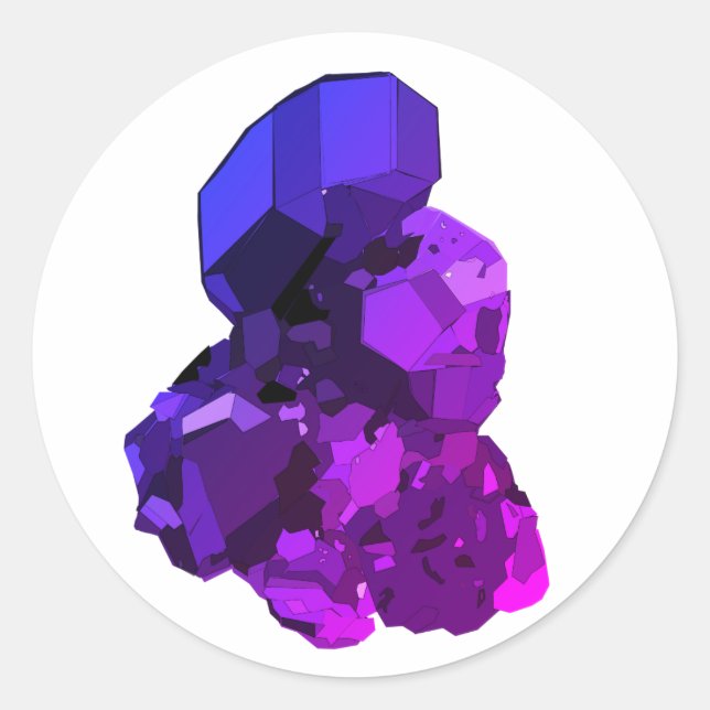 Sticker pour Art numérique en pierre de guérison (Devant)