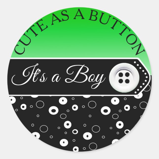 Sticker pour Baby shower de transport pour bébé à  (Devant)