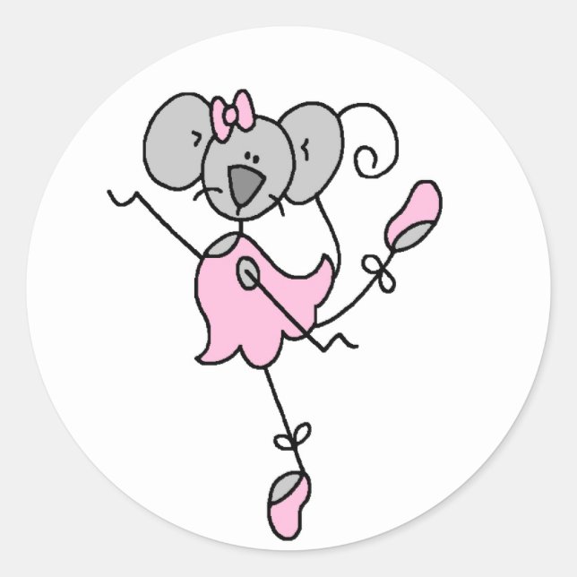 Sticker pour ballet souris (Devant)