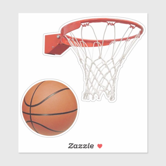 Sticker pour basket et cerceau (Feuille)