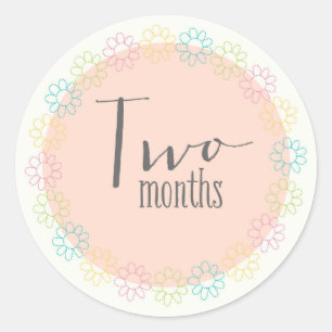 Sticker pour bébé de deux mois