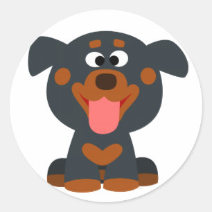 Sticker pour bébé Rottweiler