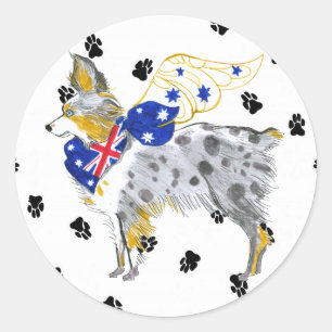 Sticker pour berger australien de Gulliver's Angel