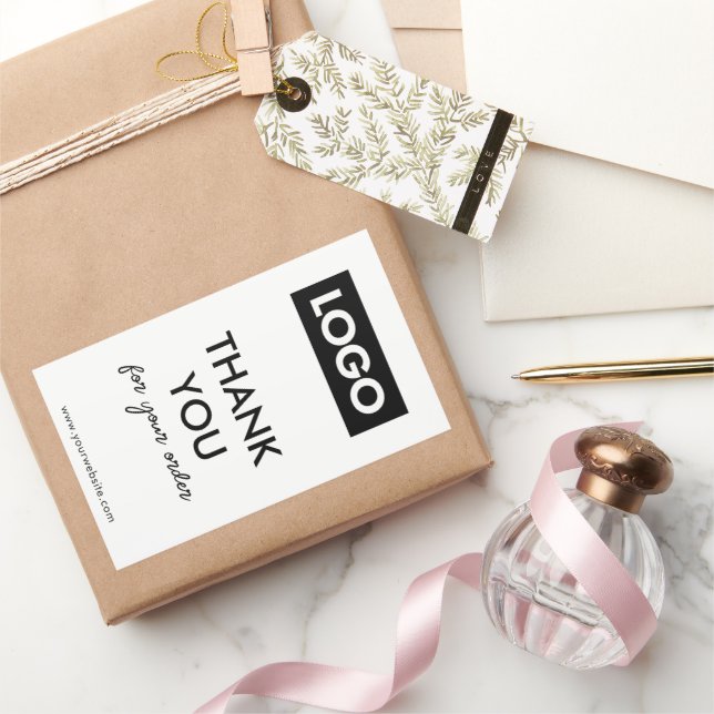 Sticker pour boîte de logo d'entreprise moderne (Cadeaux)