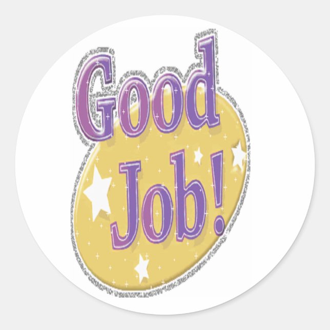 Sticker pour bon emploi (Devant)