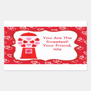 Sticker pour bonbons de la Saint-Valentin Enfants