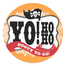 Sticker pour bottes en pirate pour sacs ou cadeaux