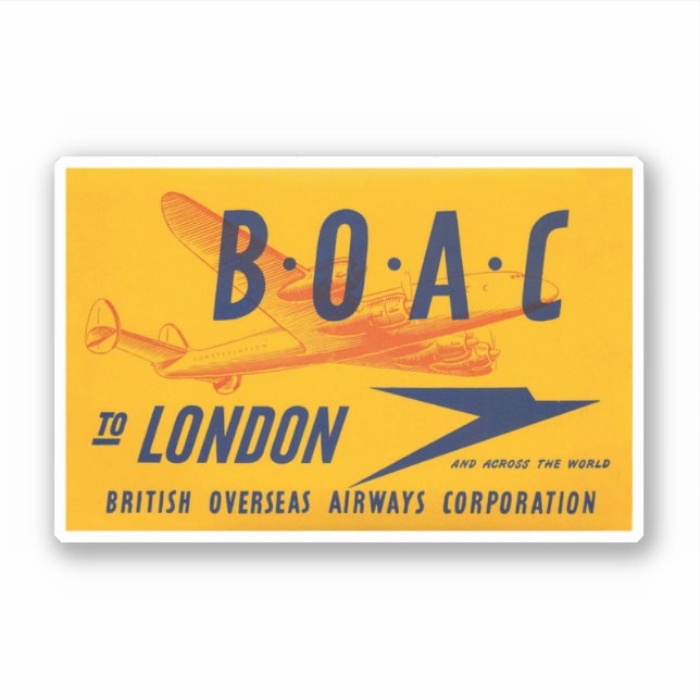 Sticker pour British Airways Aviation (Devant)