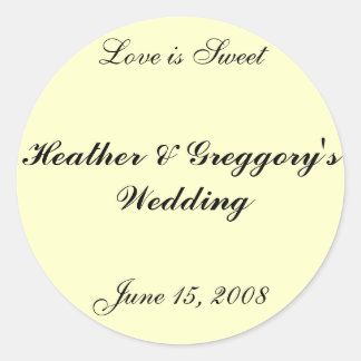 Sticker pour buffet de bonbons