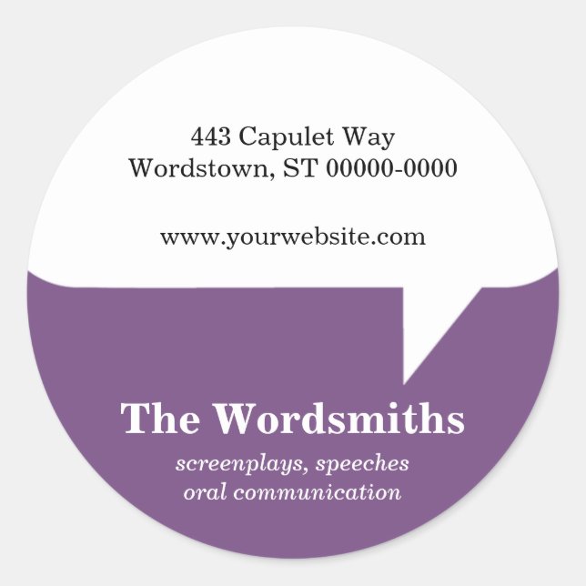 Sticker pour bulle vocale (Devant)