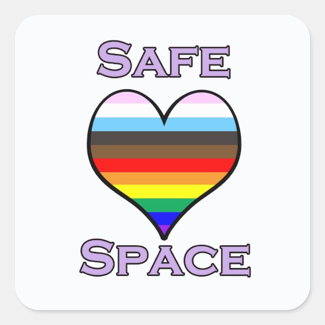 Sticker pour Carré d'espace sécurisé (Devant)