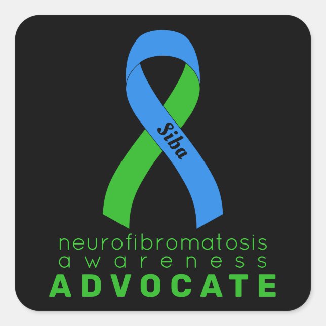 Sticker pour Carré noir de Neurofibromatose Advoca (Devant)