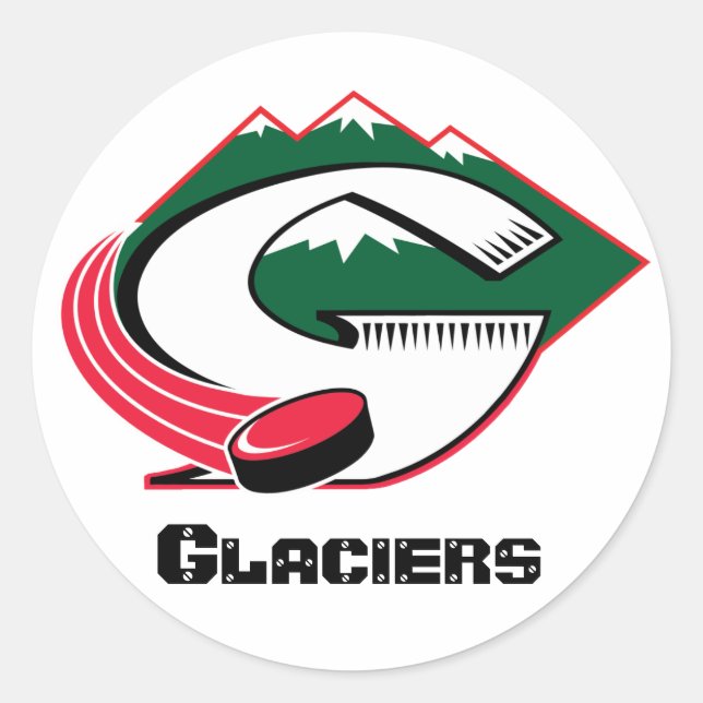 Sticker pour casque Pinedale Glaciers (Devant)