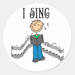 Sticker pour chante garçon I