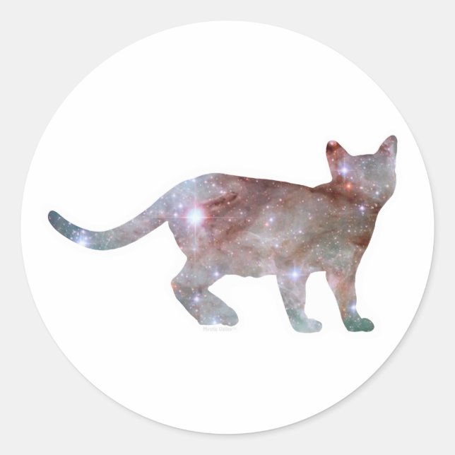 Sticker pour chat Galaxy 2 (Devant)
