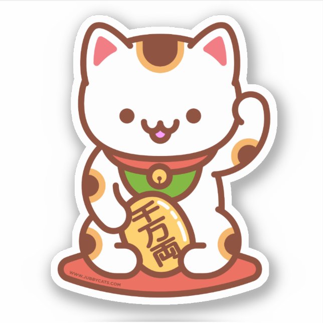 Sticker pour chat MANEKI-NEKO (Devant)