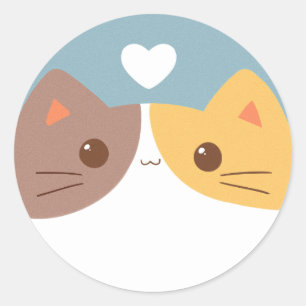 Sticker pour chat mignon