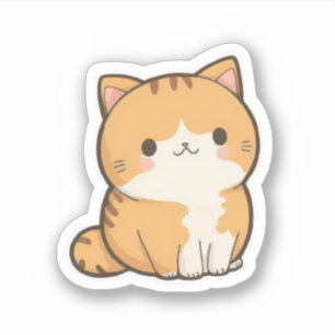 Sticker pour chat mignon