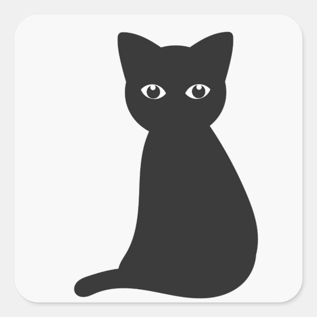 Sticker pour chat noir (Devant)