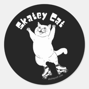 Sticker pour chat Skatey