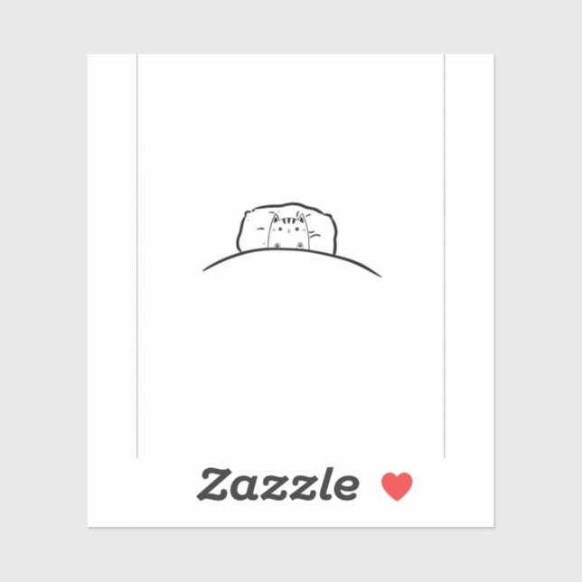 sticker pour chat, sticker pour chat, autocollant  (Feuille)