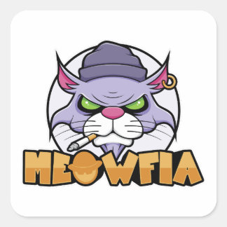 Sticker pour chats birmans Meowfia Funny Gangster
