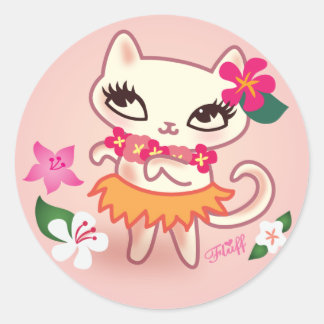 Sticker pour chats Fluff Hula